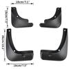 4Pcs Set Mudflaps For Kia Stonic 2017-2025 Mudguards Mud Flap Flaps Splash Guards Guard Fender Car Accessories