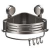 Compact Size Corner Shower Rack Suction Cup Holder