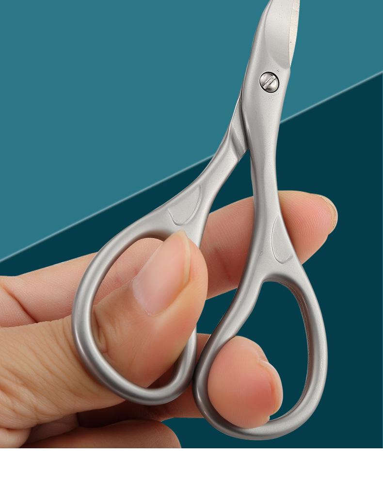 Curved Anti-Pinch Nail Clippers for Infants and Children - Nail Salon Manicure Beauty Scissors