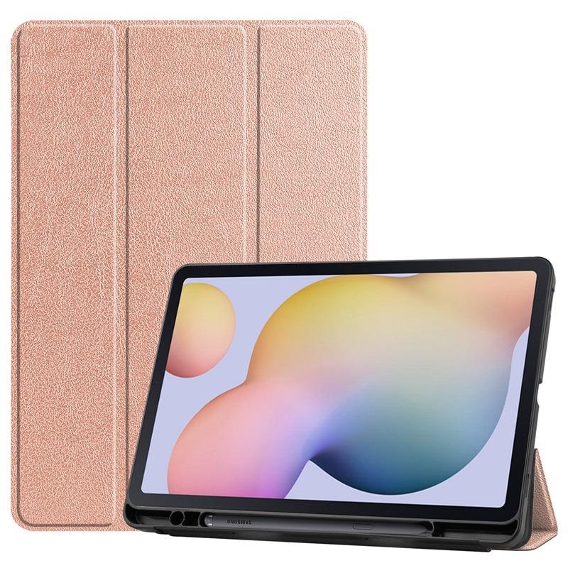 Für Samsung Galaxy Tab S6 Lite 10.4 Hülle mit Ständer für Samsung Tab S6 Lite Case SM-P610 P620 P619 Stifthalter Fund