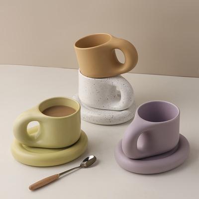 Ceramiczne kubki do espresso, filiżanki do kawy, Stranger Things, zabawne naczynia do picia, oryginalny kubek do herbaty, duży zestaw spodków, kreatywne prezenty dla przyjaciół