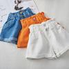 Koreanki Styl Dzieci Dziewczynki Jeansowe Szorty 1-7 lat Dzieci Krótkie Dziewczynki Letnie Ubrania Bawełna Miękkie Moda Dżinsowe Szorty Ubrania Dziewczynka