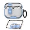 with Keychain Earphone Case Transparent Clear Shell for AirPods Pro 3 Headphone Accessories