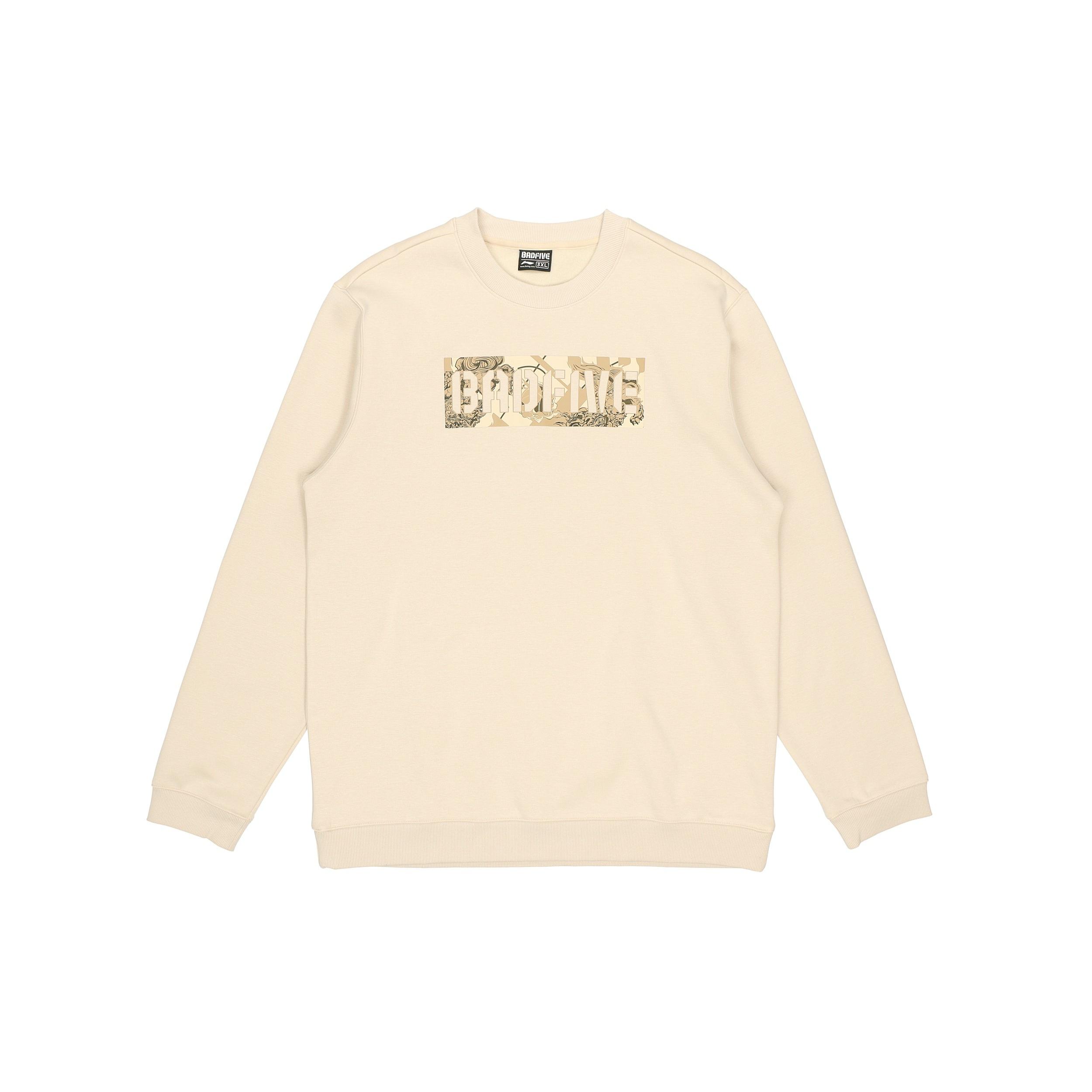 Li-Ning BadFive Graphic Sweatshirt Beige Men s AWDRB91-3 XXL