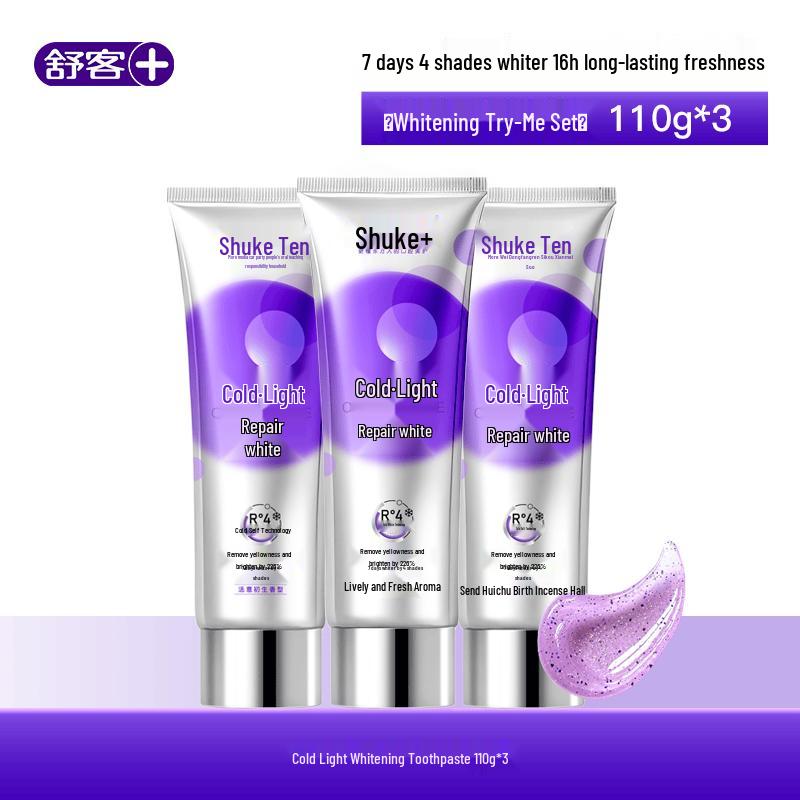 

Shuke Color Correcting Whitening Fluoride Toothpaste