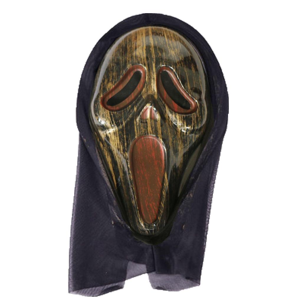 Μάσκα Σκιάς Φαντάσματος για Αποκριάτικη Μεταμφίεση με Κρανίο