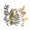 7*8MM Girls Toys 4 colors Tri-glide Buckle Doll Bags Accessories Belt Buttons Diy Dolls Buckles