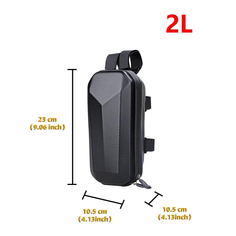 2L 3L 4L 5L Zipper Scooter Front Bag for Xiaomi M365 Electric Scooter Waterproof Storage Hanging Bag for Kugoo M4 Accessories