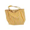 Stylish Soft Fabric Multi-color Stripe Tote Bag Perfect For Everyday And Travel