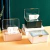 Multifunktionale Aufbewahrungsbox für Plastikmasken Staubdicht Großes Fassungsvermögen Feuchttuchspender mit Deckel Taschentuchaufbewahrungsbox Büro