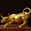 Skinds Wall Street Bull Statue, Wall Street Bull Art Decor Ox Figure Statues Represents Good Luck of Career and Wealth