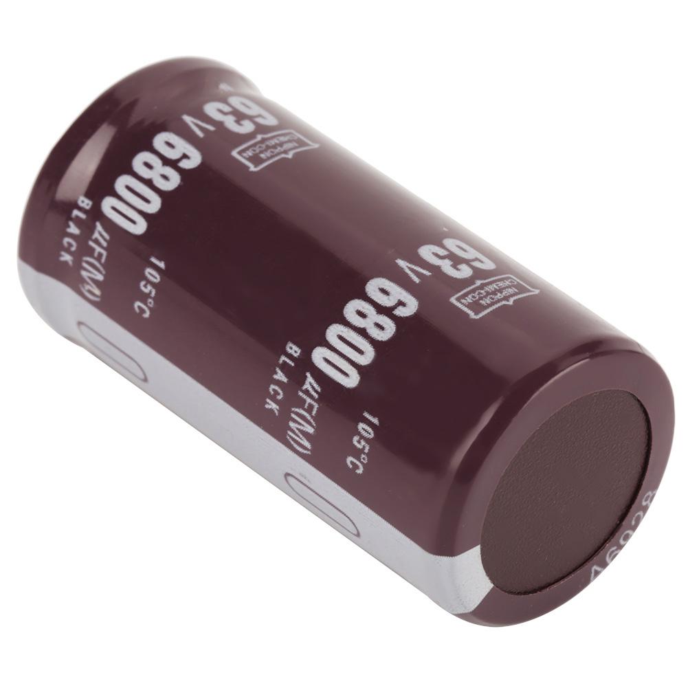 2pcs 63V 6800uF Electrolytic Capacitor 25 × 50mm 105℃