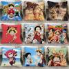 One Piece Anime Charakter Kissenbezüge: Dekorativ und bequem für Fans! Anime-Accessoires und Dekorationsgeschenke