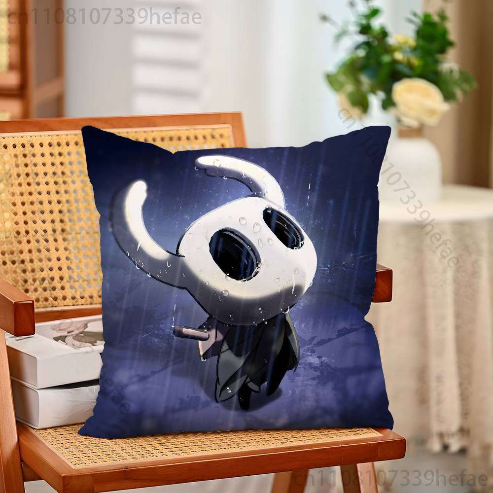 

HHollow KKnight Pillow Cases for Bedroom Living Room Sofa Home Decor Polyester Cushion Cover with Zipper 30x30cm