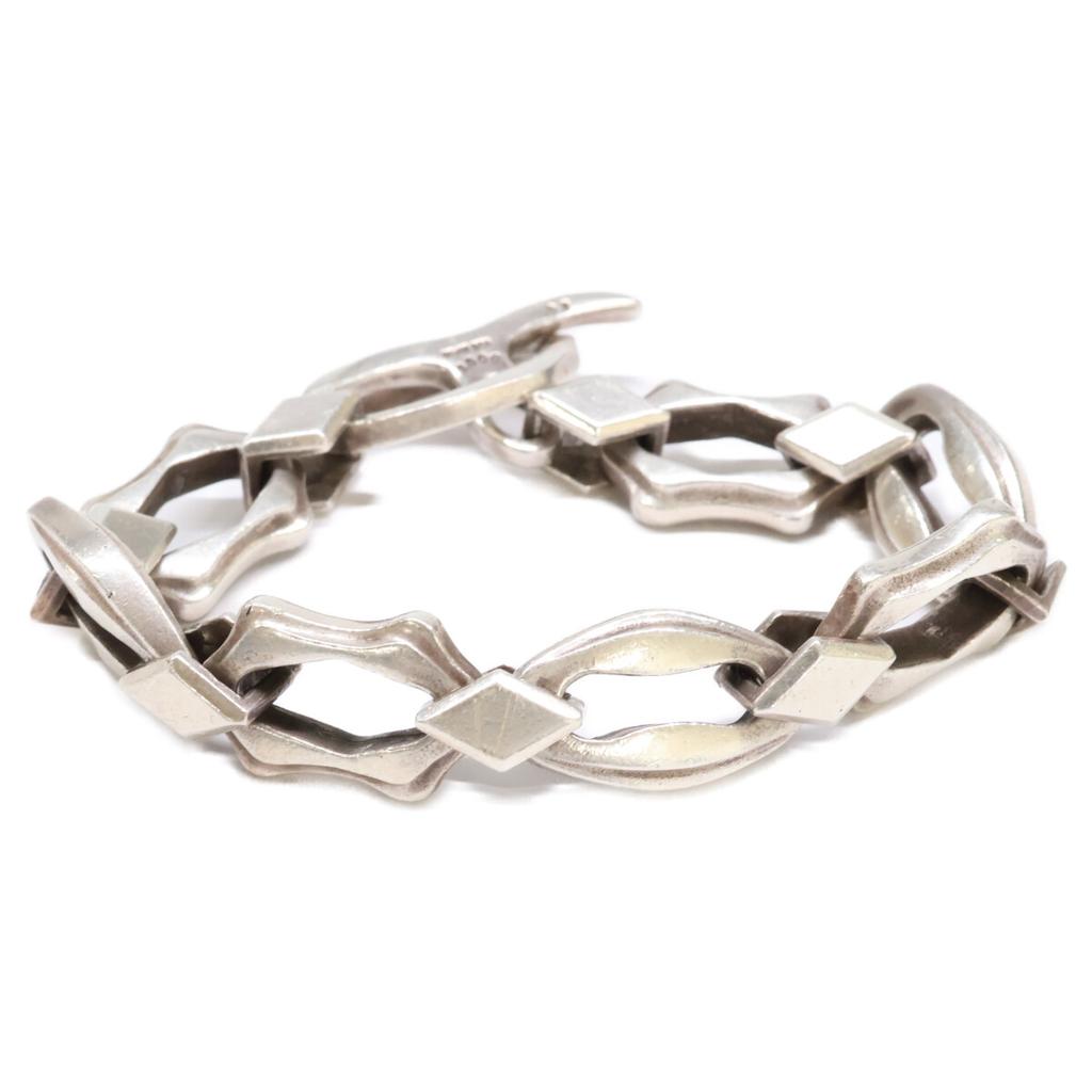 Yohji Yamamoto GOTHIC YOHJI YAMAMOTO SILVER 950 03 2000 ANCHOR BRACELET Anchor Chain Bracelet SilverUsed