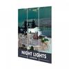 Railway Museum Night Lights London Micro Wood Print