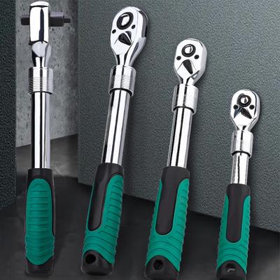 Reliable Telescopic Socket Ratchet Wrench Featuring an Adjustable Head and High Torque Performance At Your Fingertips