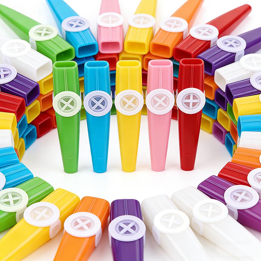 4/8/12pcs Plastic Kazoo Ancient Classic Vocal Wind Instruments Music Production Background Music Speaker Party Sounding Props