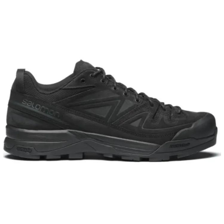 SALOMON X-ALP Leather Black Asphalt Unisex Sneakers L47596300