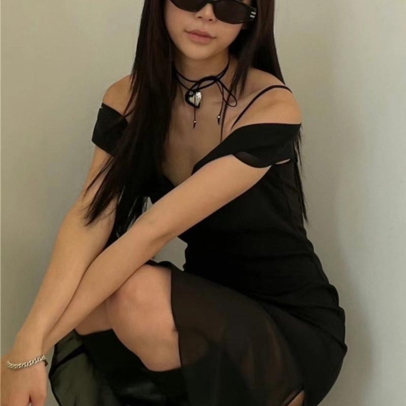 Heart Pendant Collar Necklace Long Rope Bow-Tie Choker Necklace Fashion Jewelry Neck Tie Clavicle Chain Necklace