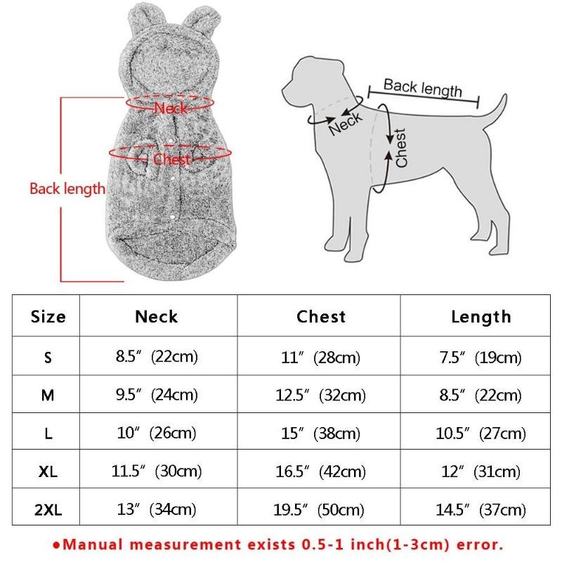 Autumn and Winter Dog Clothes Pet Clothes Hooded Thickened Fleece Cat Lazy Orange Cat Clothes