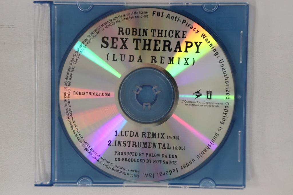 CD ROBIN THICKE - Sex Therapy Luda Remix NONEPROMO STAR TRAK 2009 US Dance & Electronica Gebraucht