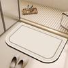 Soft diatomaceous earth absorbent floor mat, bathroom door mat, anti fouling and anti slip foot mat, kitchen quick drying