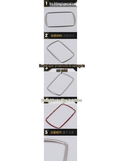 CRV 17 Rear Roof Light Decorative Frame Cover - Stylish Accessory