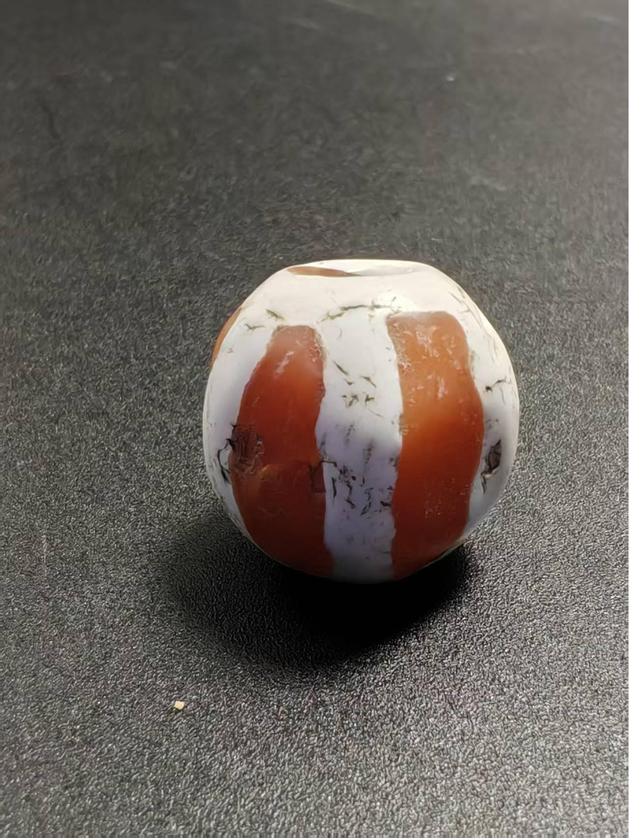 

Тибетские натуральные травленые бусины Дзи из агата ручной работы с выветренной патиной, 15 мм для бисероплетения своими руками