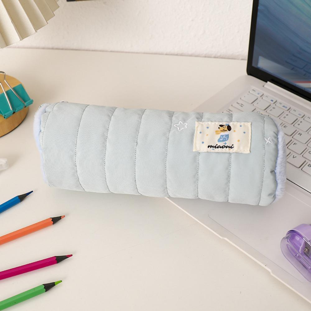 

Large Capacity Stationery Bag Portable Pencil Case New Stationery Organizer Gift синій