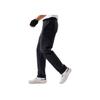 Li Ning Casual Comfortable Simple Solid Color Fleece Knitted Sports Pants Men Bottoms Black AYKV097-1
