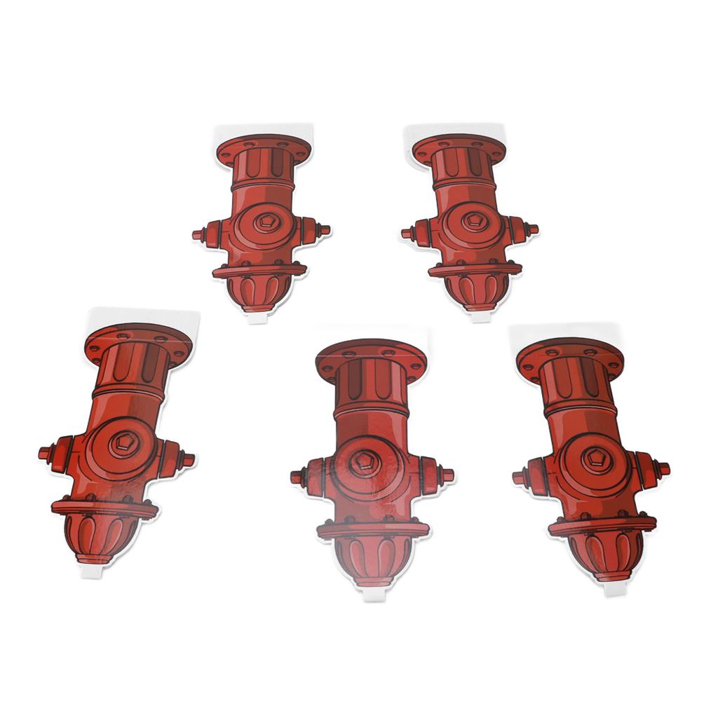 10pcs Dog Pee Pad Trainer Paper Fire Hydrant Shaped Pet Diaper Pad Guide for Puppy