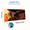 Naruto Uzumaki Mouse Pad, Large Gaming Desk Mat, Non-slip XXL Mousepad for Laptop & Tablet, Mini PC Playmat with Stitched Edges