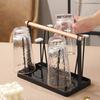 Cup Drying Rack Iron Art Mug Draining Holder Multi Functional Kitchen Cup