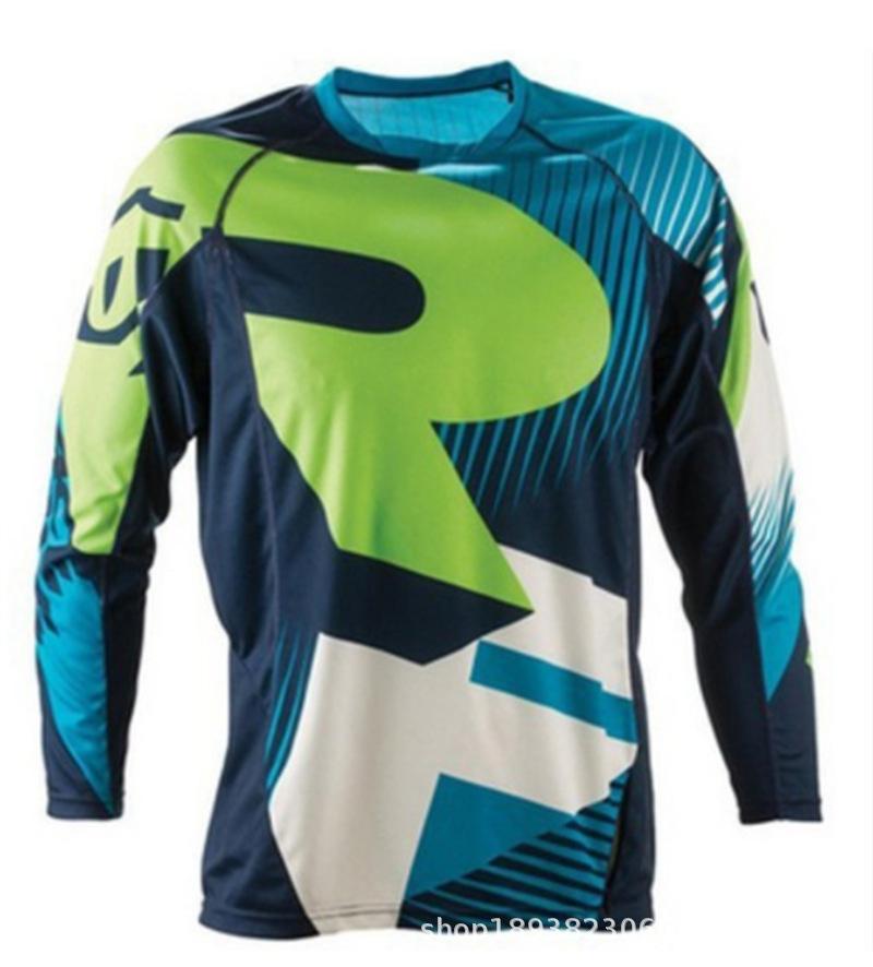 Offroad-Motorradkleidung, Rennkleidung, Radsportbekleidung, Oberteile, T-Shirts für Outdoor-Sport und Freizeit, Langarm, atmungsaktiv und schnell trocknend