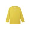 Drop Shoulder Sleeve T Shirt Women's Yellow GT9449