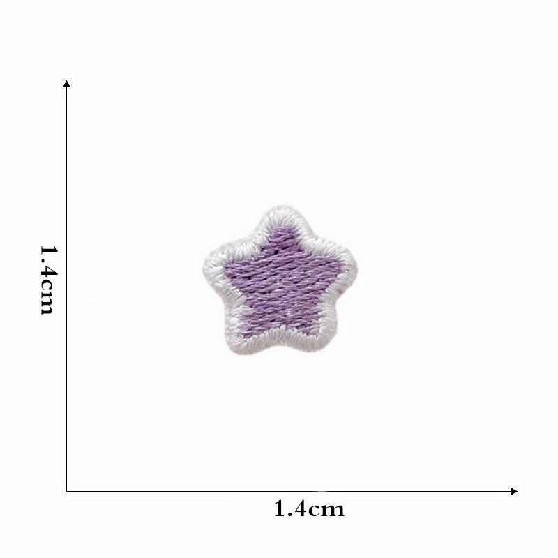 Aplicatie Brodata Desen Animat Curcubeu Stea pentru Haine de Copii