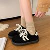 Leather platform women's shoes new autumn retro versatile sports board shoes casual children