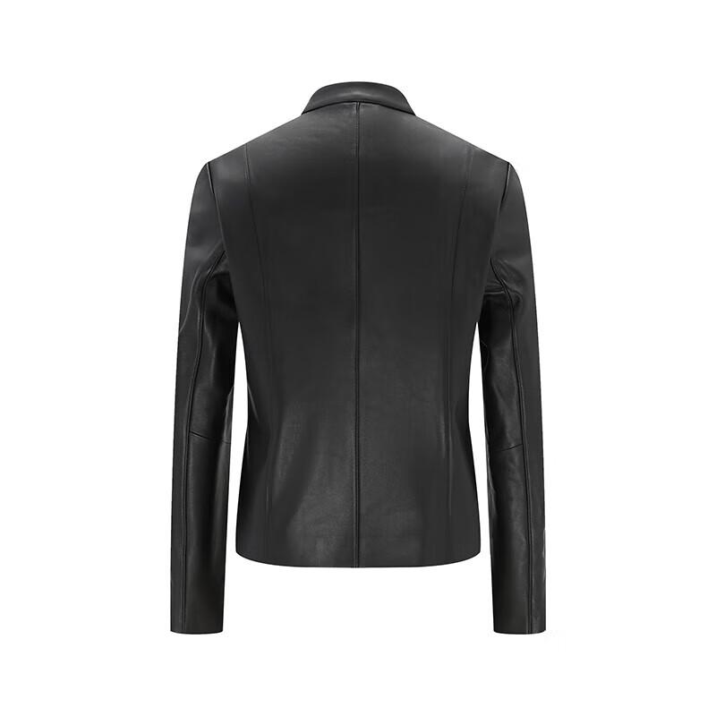 Navigare Women's Biker Style Short Leather Jacket