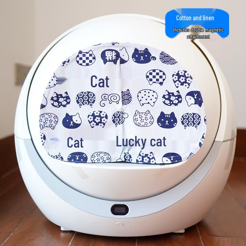 Petree Litter Box Cover: Automatic, Deodorizing, Dustproof, Replaceable, Washable, Fully Enclosed.