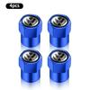 For VW 4PCS Aluminum Alloy Car Wheel Tire Valve Caps For Volkswagen VW GTI R Line R32 Touareg Passat Polo Jetta MK4 Auto Accessories