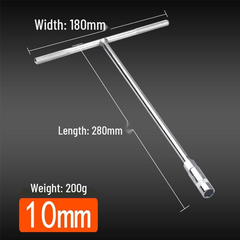 Motorcycle T-Handle Hex Socket Wrench, 6/7/8/10/14/17mm