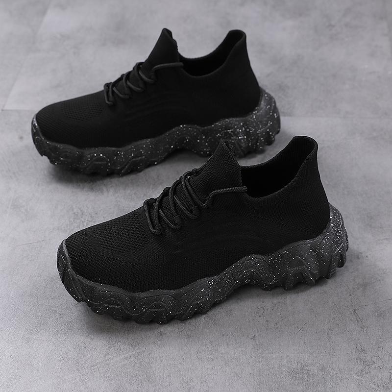 Women Mesh Breathable Casual Sneakers Lace-up White Shoes Ladies Platform Sneakers Female Shoes oversized  Zapatos