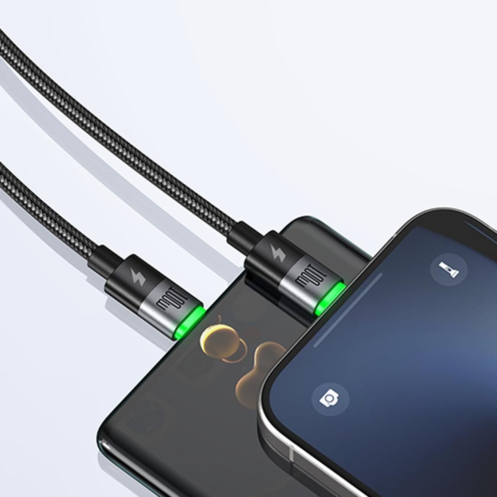 Mcdodo Usb-C 2In1 Fast Charging Cable For Iphone 14 Macbook Led 100W 2M