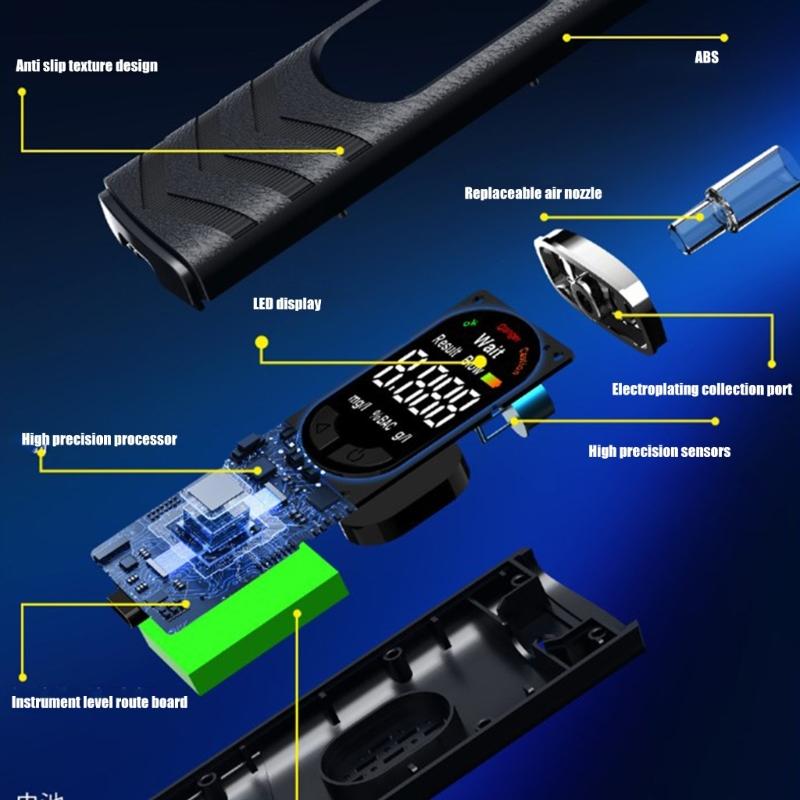 Breathalyzer With Advanced Sensors Quick Detection For Testing High Accuracy Tester
