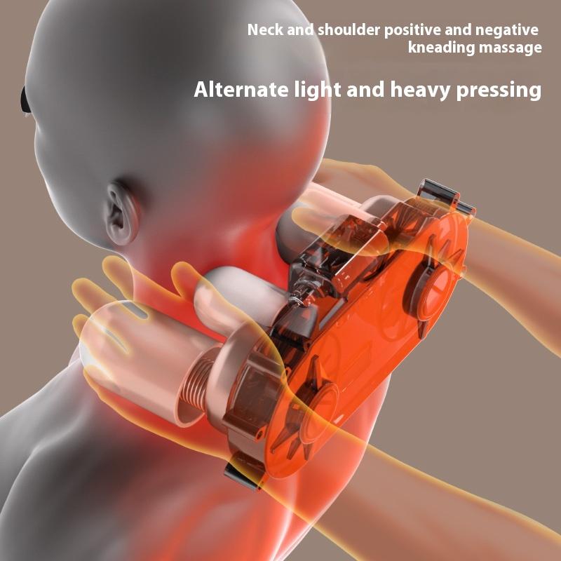 Hot Sale 3D Kneading Full Body Massage Cushion with Heating and Vibration Shoulder Neck and Back Massager for Home and Car Use