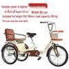 Pingxiang Adult Pedal-Powered Tricycle: Two-Seater Mobility Scooter & Rickshaw