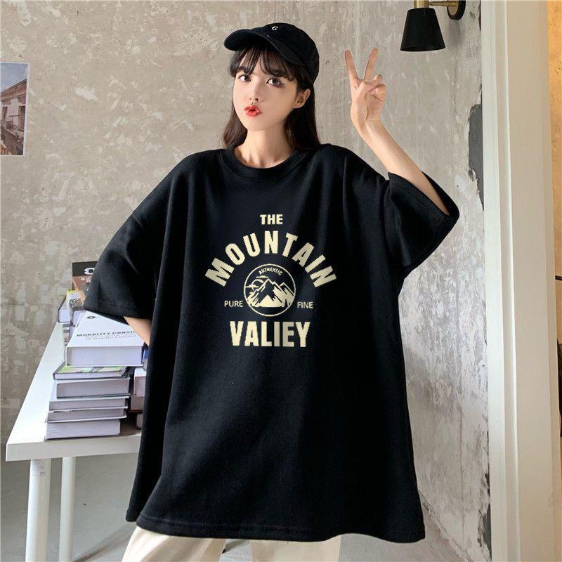 

Plus-Size Women s T-Shirt 2026 New Summer Short-Sleeve Loose Fit Top for Chubby Girls That Covers the Belly Black (Pure Cotton) 4XL