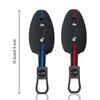 Coque de Protection en Silicone pour Clé de Moto à 2 Boutons pour Piaggio Vespa GTS300 GT S300 GTS 300 2026 Porte-clés