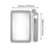 4x Rechargeable Reading Magnifying Glass With 10 Led Lights Handheld Illuminated Magnifier Folding Loupe Large Lens For Seniors